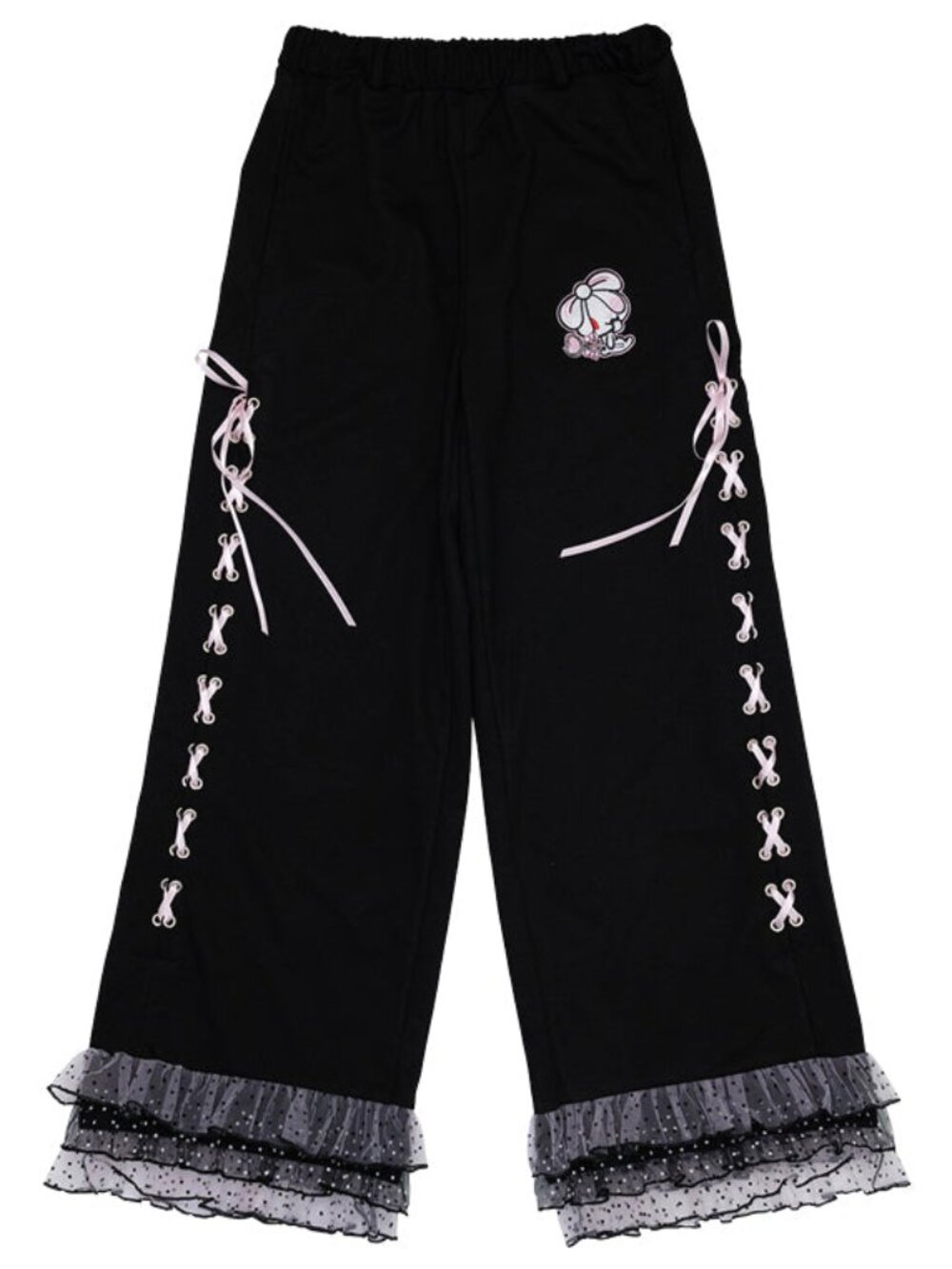 NEW ACDC RAG X Hanyo Usagi Chax Bunny Black Pants